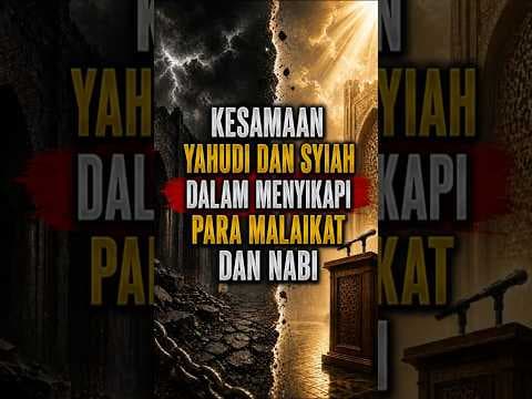 Kesamaan Yahudi dan Syiah dalam Menyikapi Para Malaikat & Nabi #syiah #syiahiran #edukasiislam
